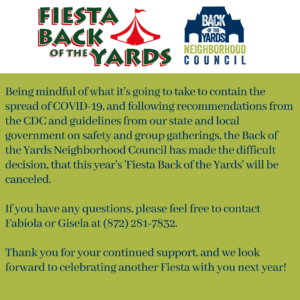 Fiesta will be canceled
